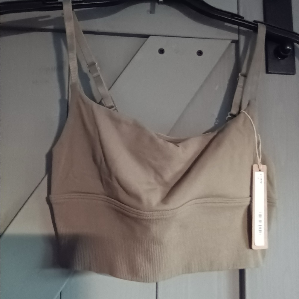 SKIMS Light Tan  Contour Nylon Cami Top
